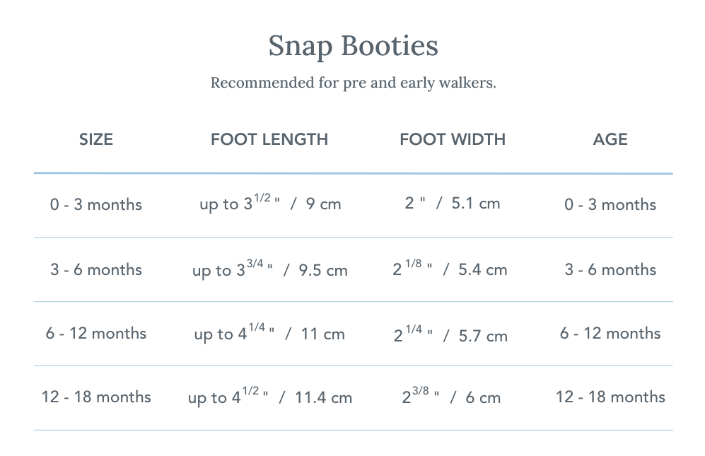 infant jordan shoe size chart